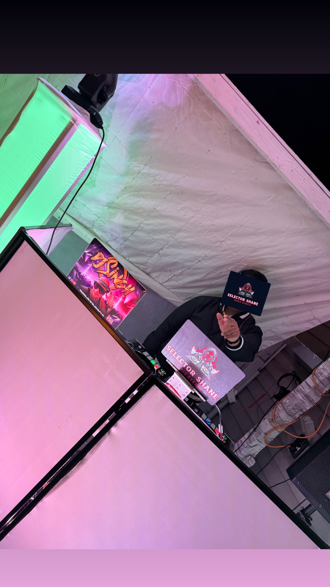 Selector Shane — Tent Setup